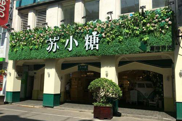 商铺仿真绿植门头招牌设计制作安装
